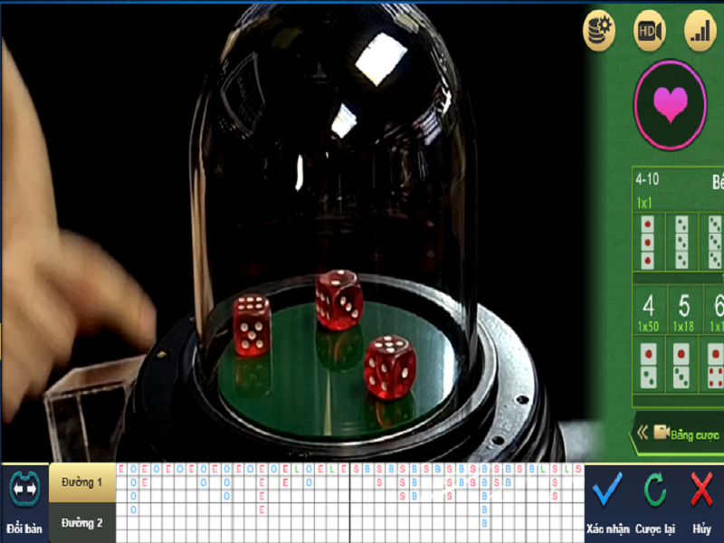 Cược Tài - Xỉu tại game Sicbo