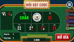 Game xóc đĩa đổi thưởng có tỷ lệ thắng cược cao