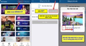 Hướng dẫn các thao tác đăng ký và đăng nhập tài khoản người chơi tại nhà cái KU777 casino 