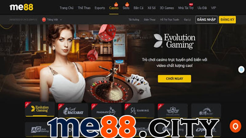 Nhà cái Me88 có nhiều game đa dạng 